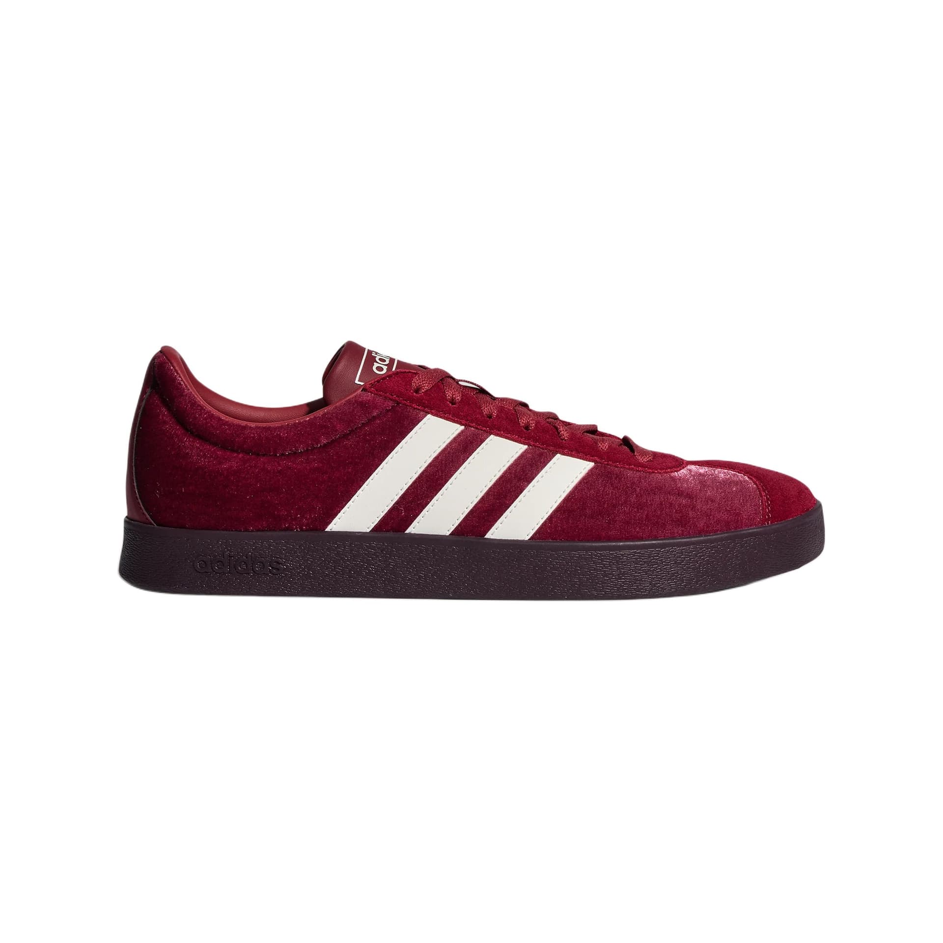 Кроссовки Adidas Vl Court Кеды немецкой армии (GAT) Низкий топ Красный Нефритовый белый Унисекс - изображение 2