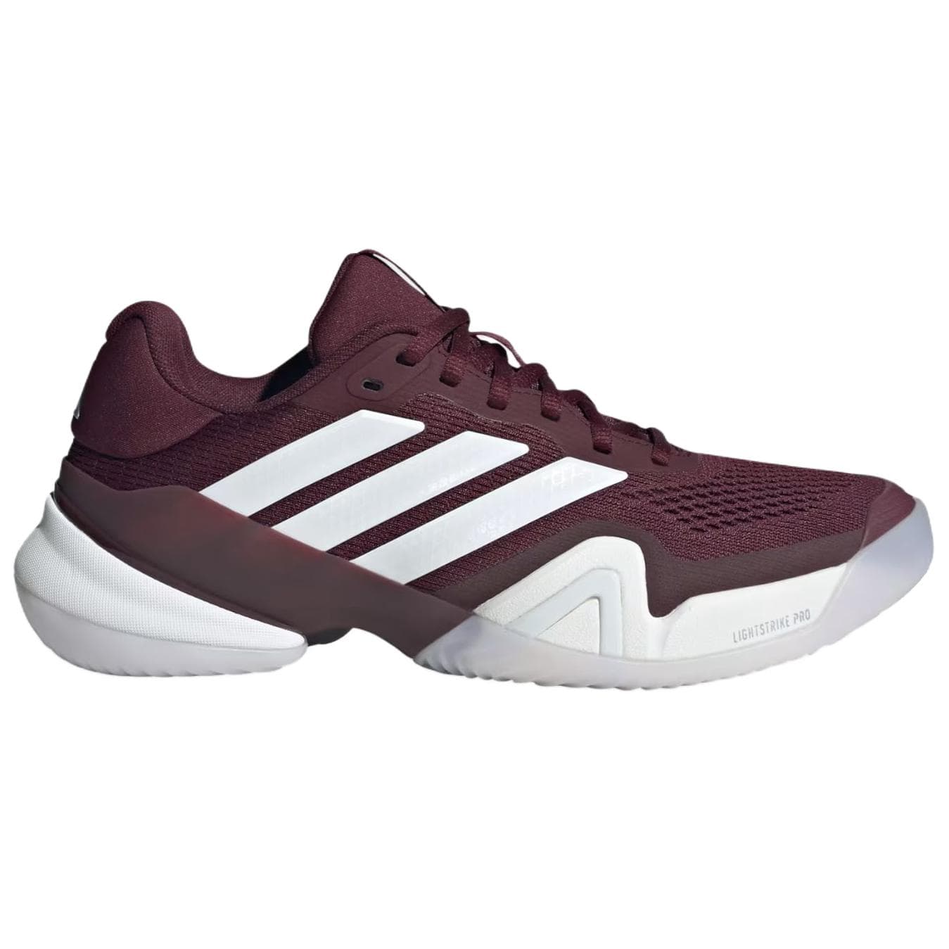 Кроссовки для тенниса Adidas BARRICADE 14 Теннисные кроссовки Низкий верх Коричневый Красный Облачно-белый Женские - изображение 2
