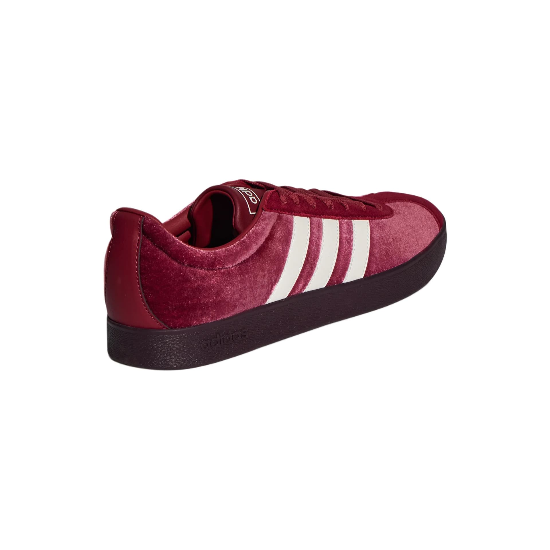 Кроссовки Adidas Vl Court Кеды немецкой армии (GAT) Низкий топ Красный Нефритовый белый Унисекс - изображение 4