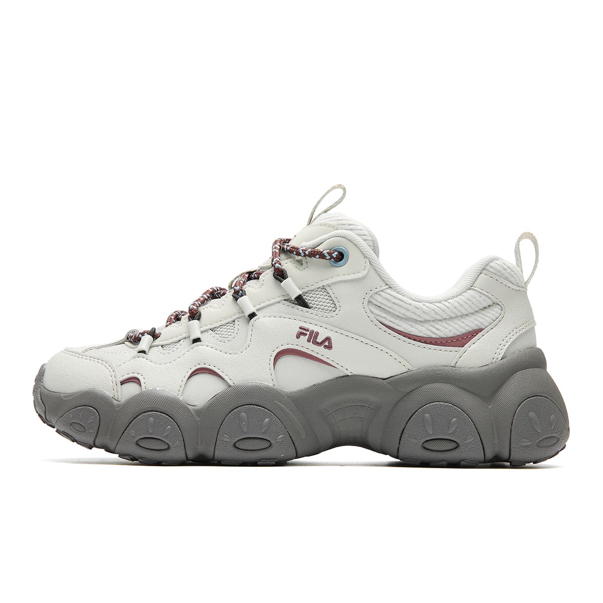 Кроссовки FILA FLUID 7 Массивные кроссовки Low Топ Белый агат Серый Женские - изображение 1