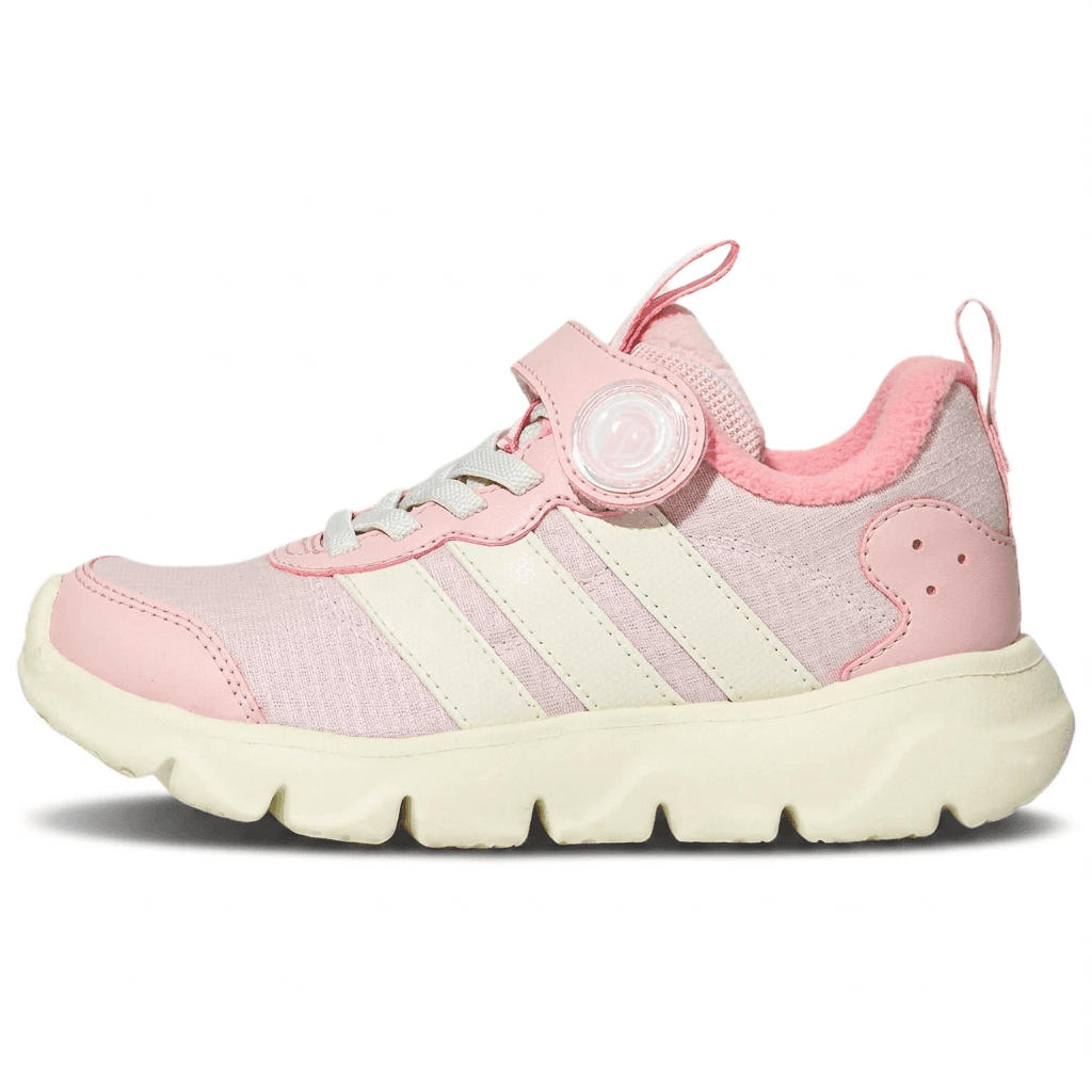 Кроссовки Adidas Playflow 2,0 Детские беговые кроссовки Low Топ Розовый Слоновая кость Kids - изображение 1