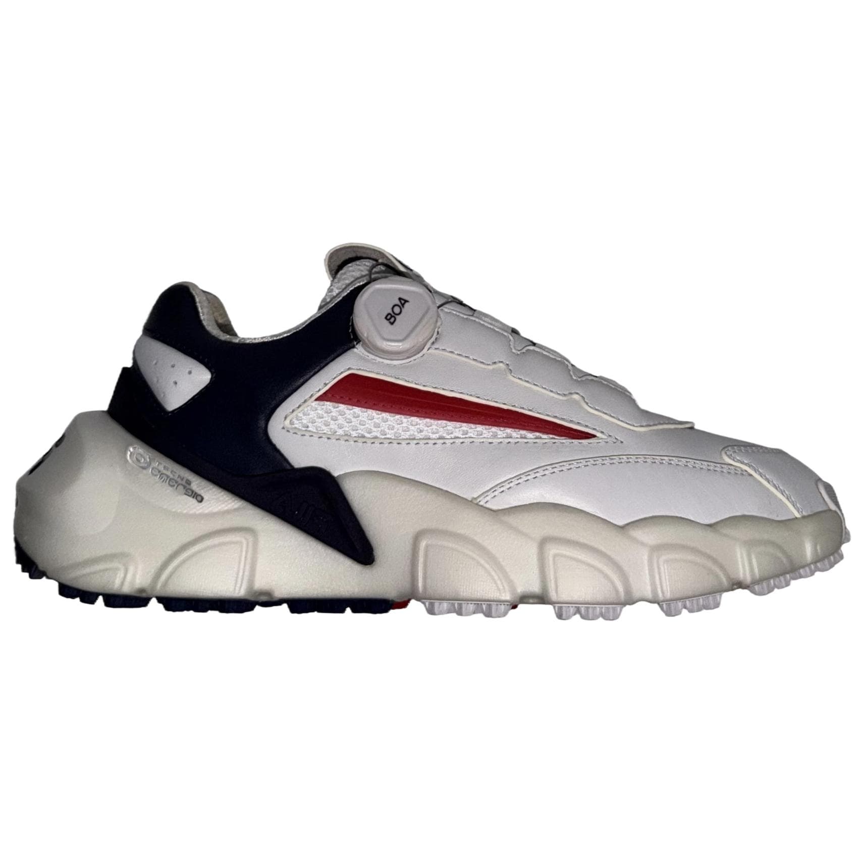 Кроссовки для гольфа fila SMASHER GF BOA Обувь для гольфа Low Топ Белый красный синий Женские - изображение 2