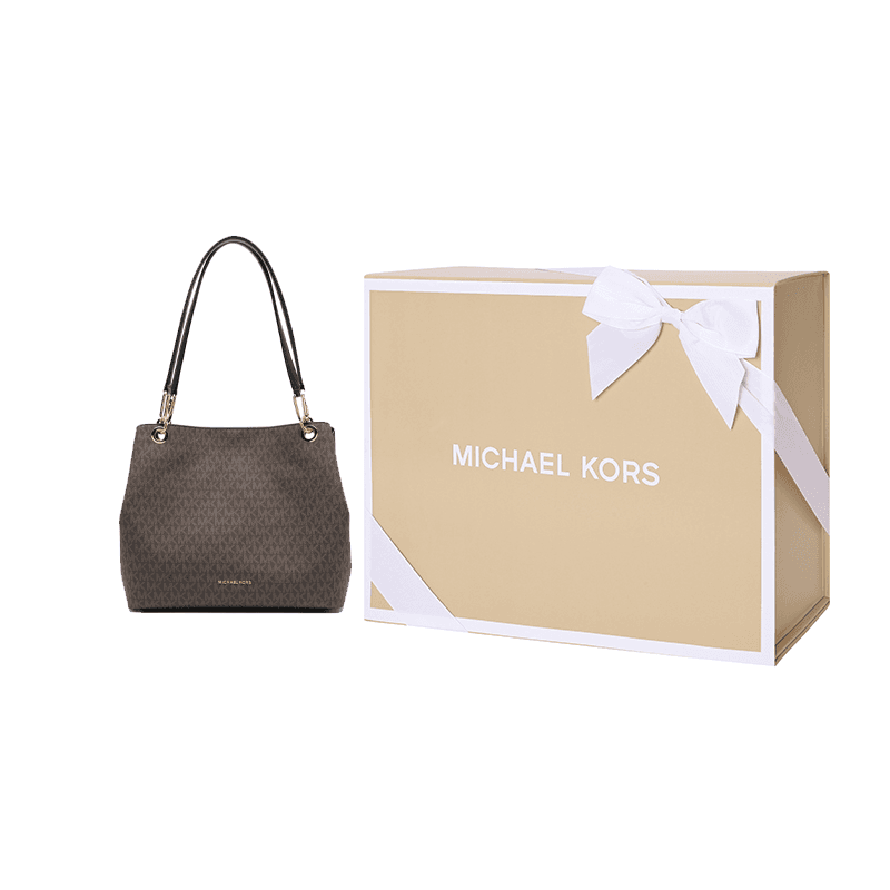 Мини-сумка MICHAEL KORS Kensington Телячья кожа Сумка на плечо Женские Тауповый - изображение 6