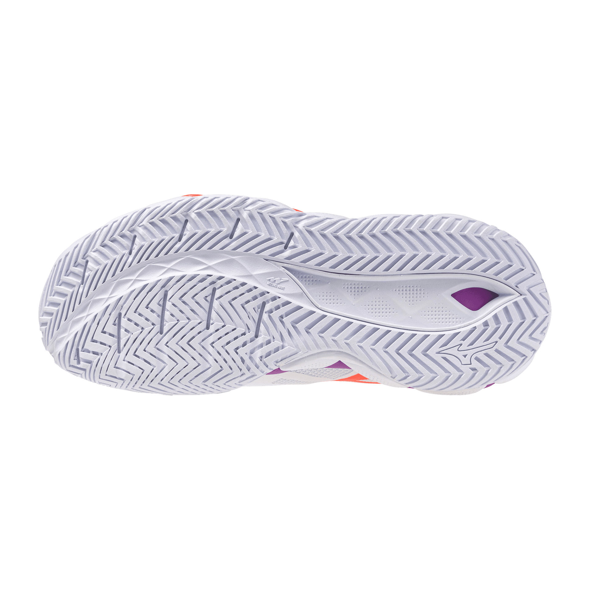 Кроссовки для тенниса Mizuno WAVE ENFORCE TOUR 2 Теннисные кроссовки Низкий топ Белый Оранжевый Фиолетовый Многоцветный 61GA260102 Женские - изображение 6