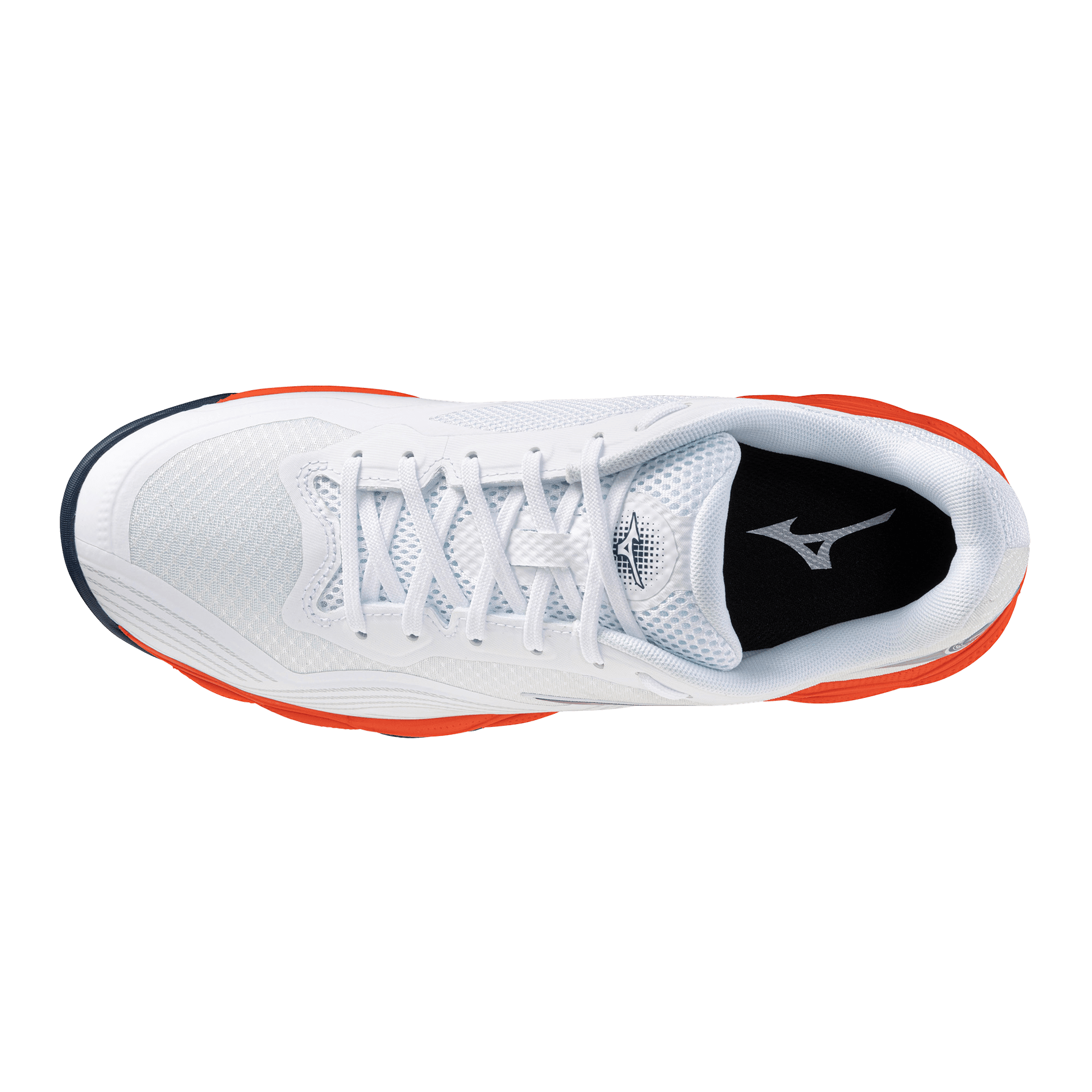 Кроссовки для тенниса Mizuno WAVE ENFORCE COURT Теннисные кроссовки Низкий топ Белый Темно-синий 61GA263202 Мужской - изображение 3