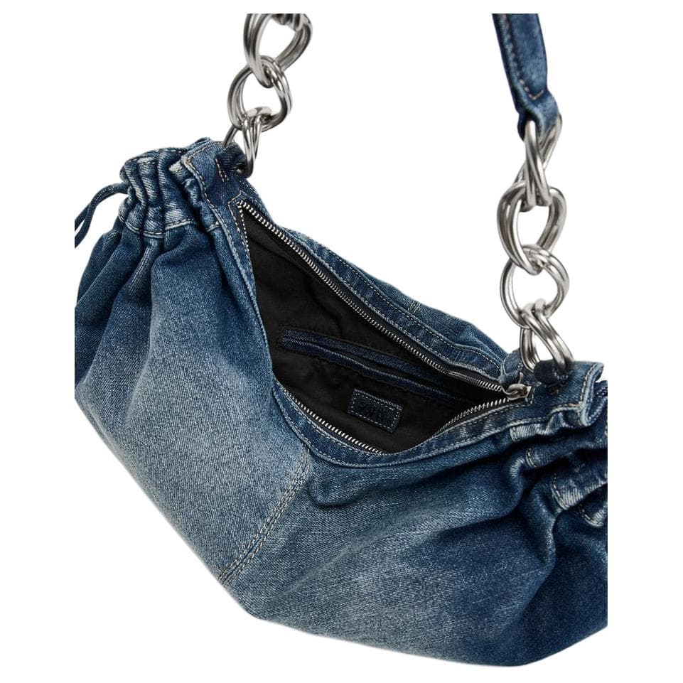 Мини-сумка zara Сумки через плечо Деним Женские - изображение 4