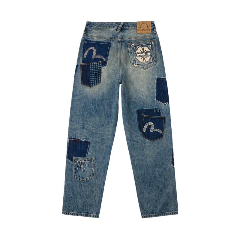 Штаны Evisu Джинсовый синий Мужской Джинсы - изображение 2