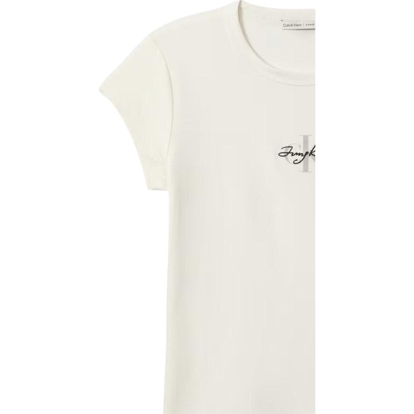 Футболка Calvin Klein Jung Kook Collaboration Айвори Белый Женские T-Рубашки - изображение 3