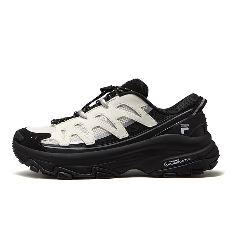 Кроссовки FILA FUSION COMO U Уличная обувь Low Топ Черный Бобовый Curd Белый Женские - изображение 1