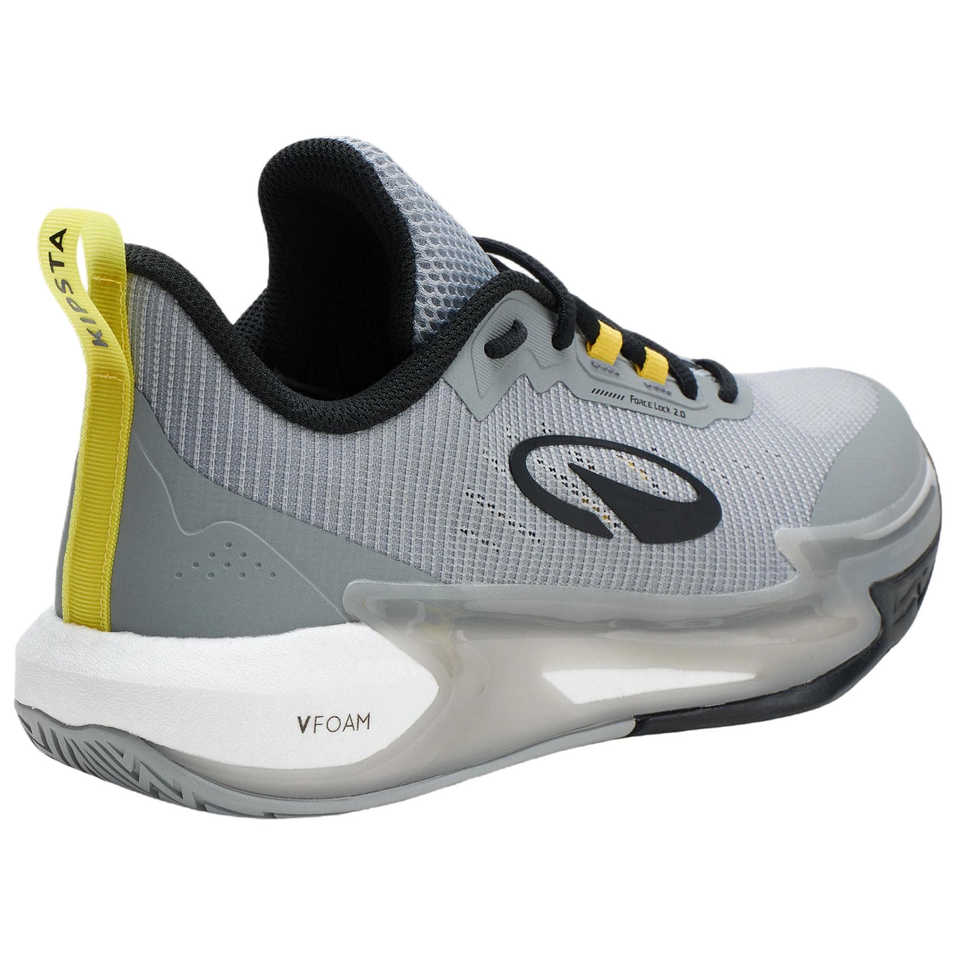 Кроссовки для баскетбола DECATHLON FAST500 Баскетбольные кроссовки Low Топ Стальной Серый Черный Унисекс - изображение 5