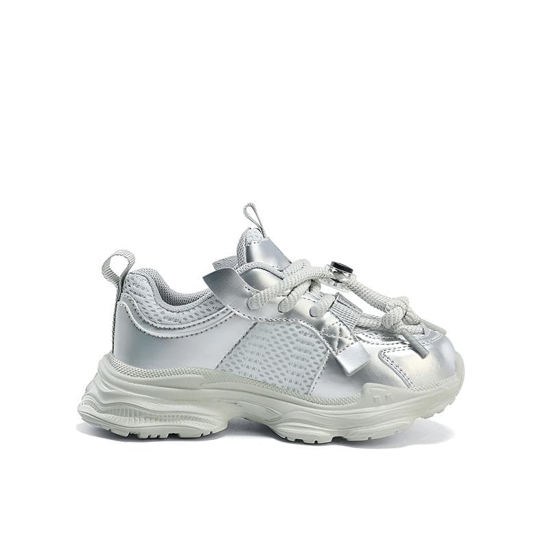 Кроссовки Jeep Детские беговые кроссовки Low TOP STAR Ромб Серебряный Kids - изображение 2