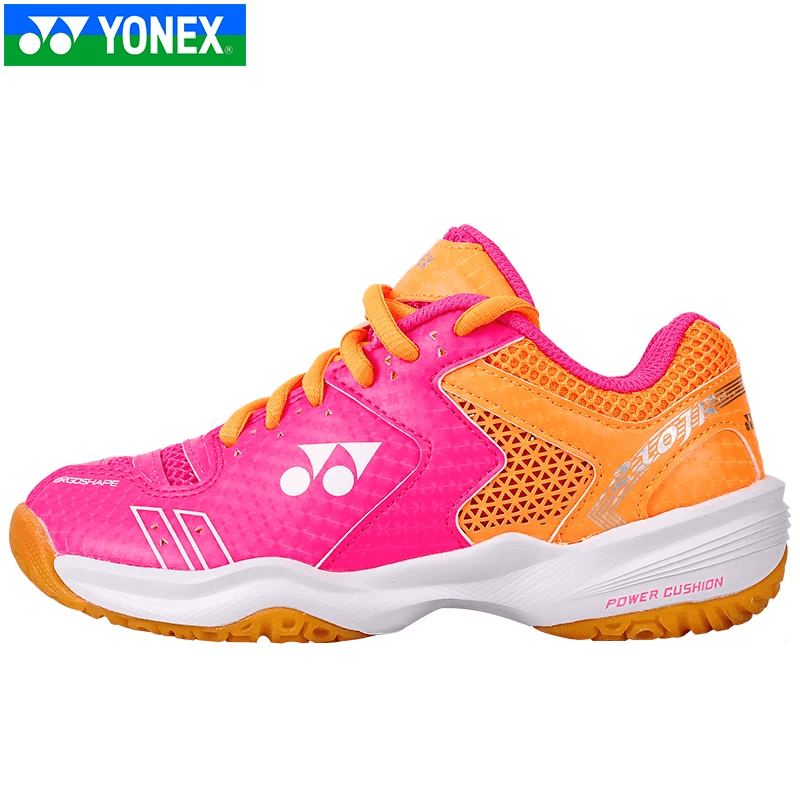 YONEX Детские тренировочные кроссовки Low Топ Неоновый розовый Унисекс - изображение 1