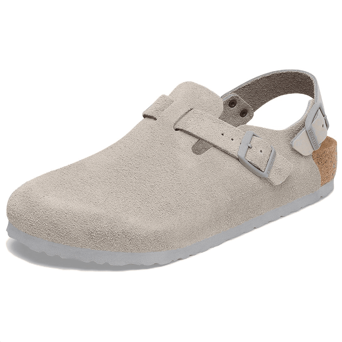 Сандалии Birkenstock Быстросохнущие закрытые тапочки унисекс серого цвета - изображение 3