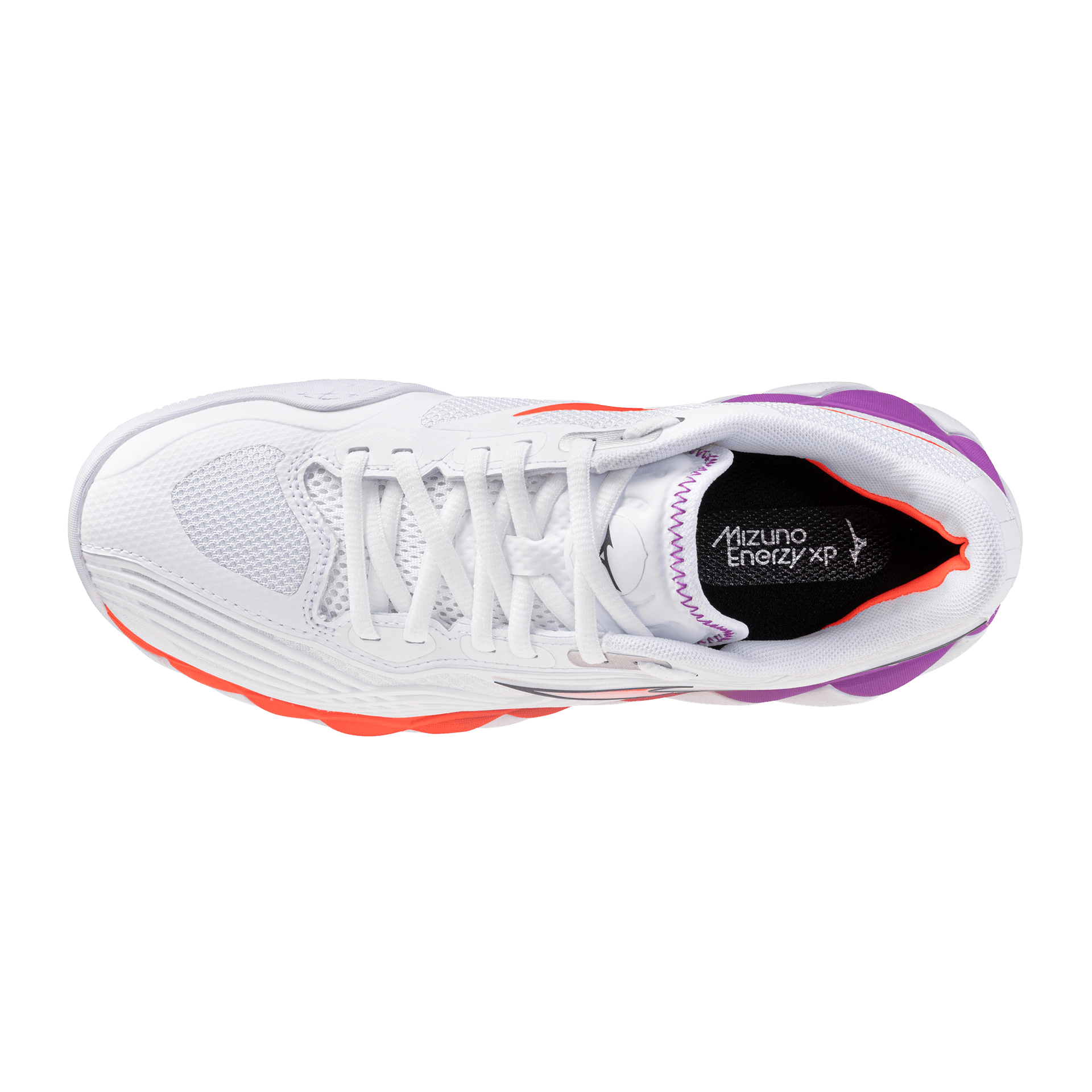 Кроссовки для тенниса Mizuno WAVE ENFORCE TOUR 2 Теннисные кроссовки Низкий топ Белый Оранжевый Фиолетовый Многоцветный 61GA260102 Женские - изображение 3