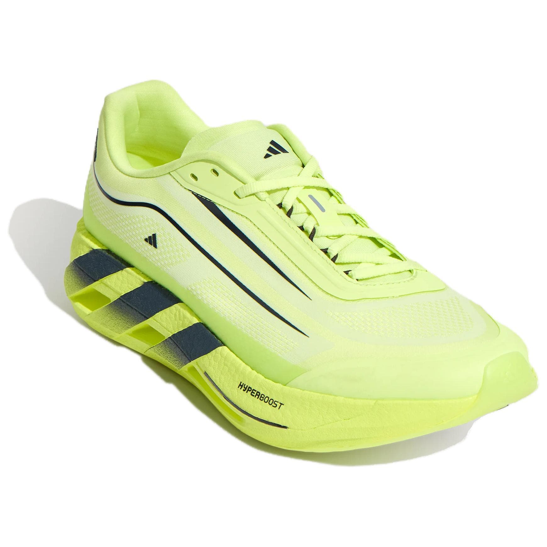 Кроссовки для бега Adidas HYPERBOOST Беговые кроссовки Низкий Топ Флуоресцентный Тартразин Унисекс - изображение 3