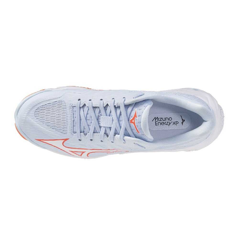 Кроссовки Mizuno Wave Lightning Волейбольные кроссовки Низкий Топ Саксофон TUBE X Белый X Апельсин 84 Женские - изображение 3