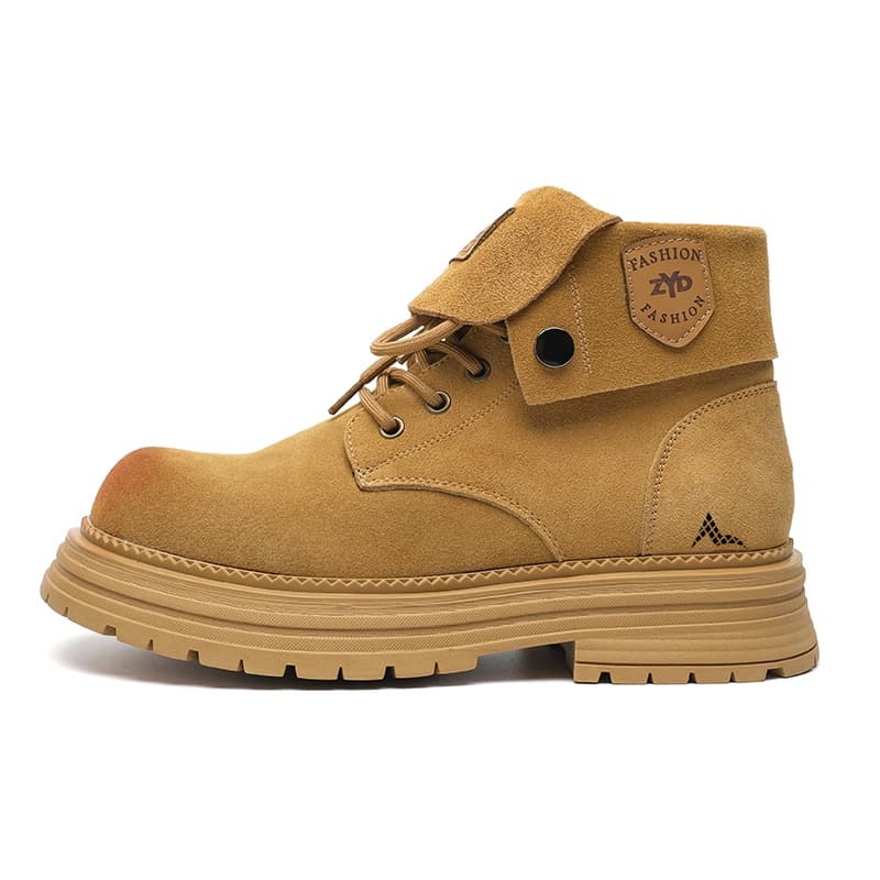 Ботинки ATONGMU Армейские ботинки High Top Желтые Мужские - изображение 1