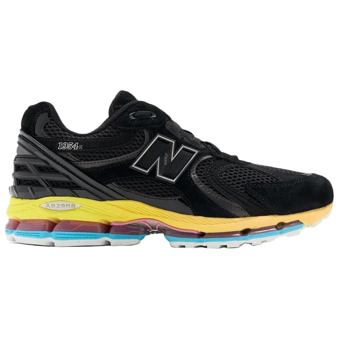 Кроссовки для бега New Balance NB 1954R Беговые кроссовки Низкий Топ Черный Желтый Мужской - изображение 2