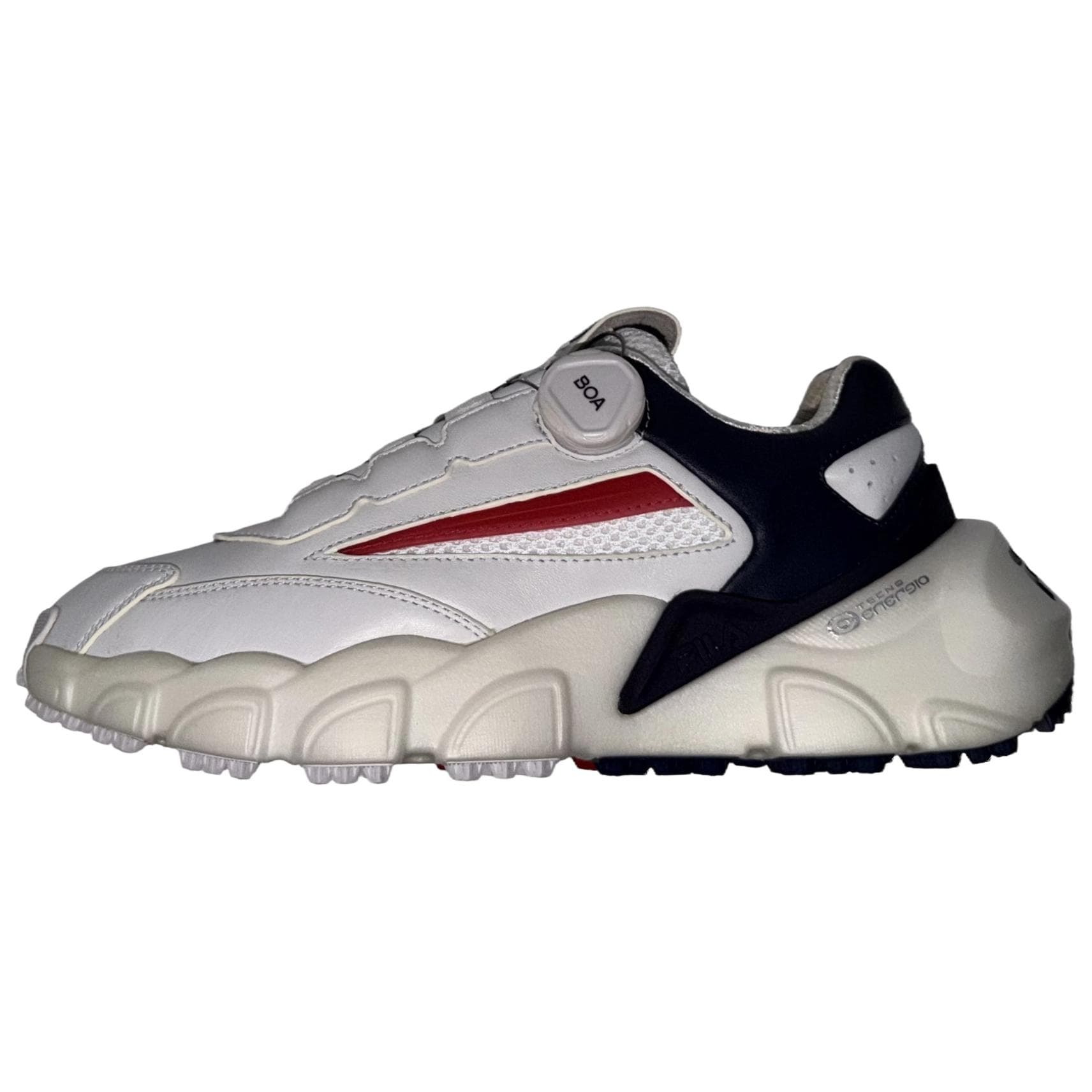 Кроссовки для гольфа fila SMASHER GF BOA Обувь для гольфа Low Топ Белый красный синий Женские - изображение 1