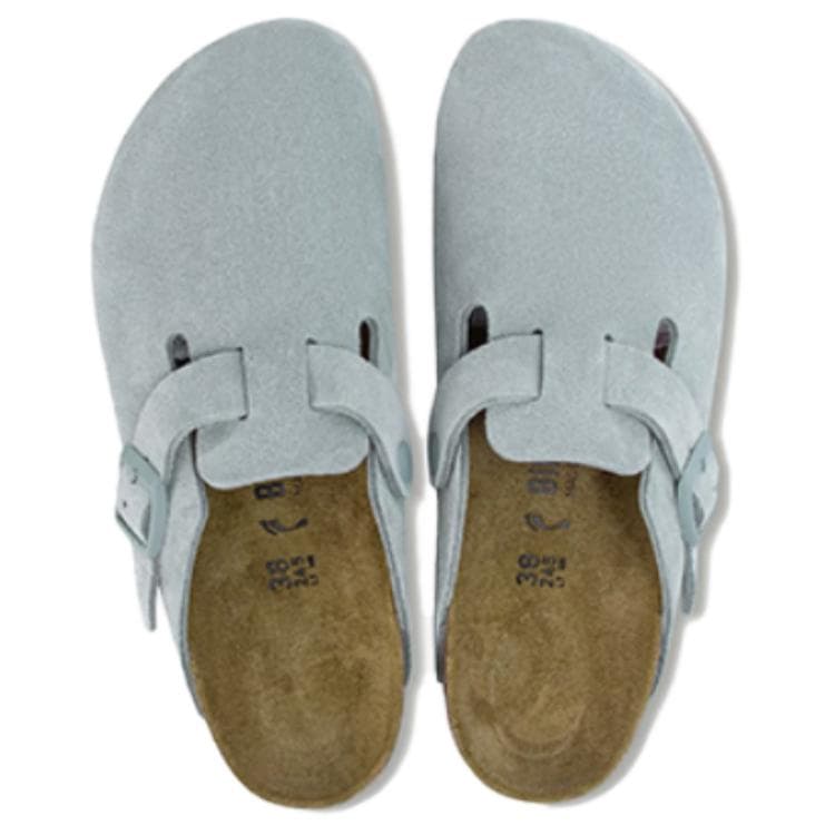 Сандалии Birkenstock x Boston Универсальные классические сланцы ЭВА Унисекс Серый Регулярный (широкая версия) - изображение 5