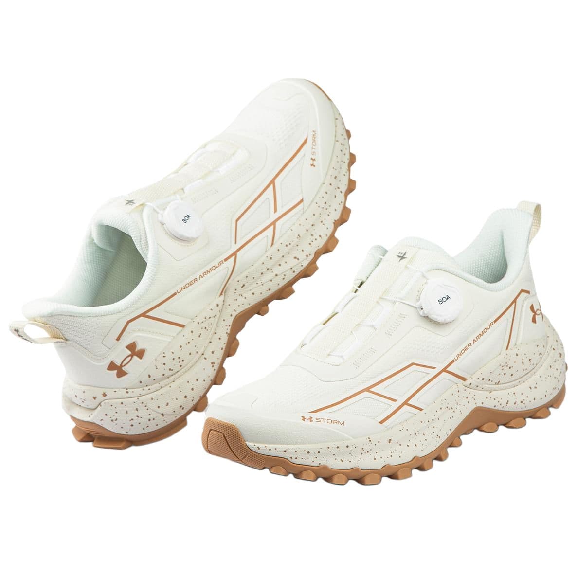 Кроссовки для бега Under Armour EXPLOR Беговые кроссовки Low Топ Светло-серо-белый Унисекс - изображение 4