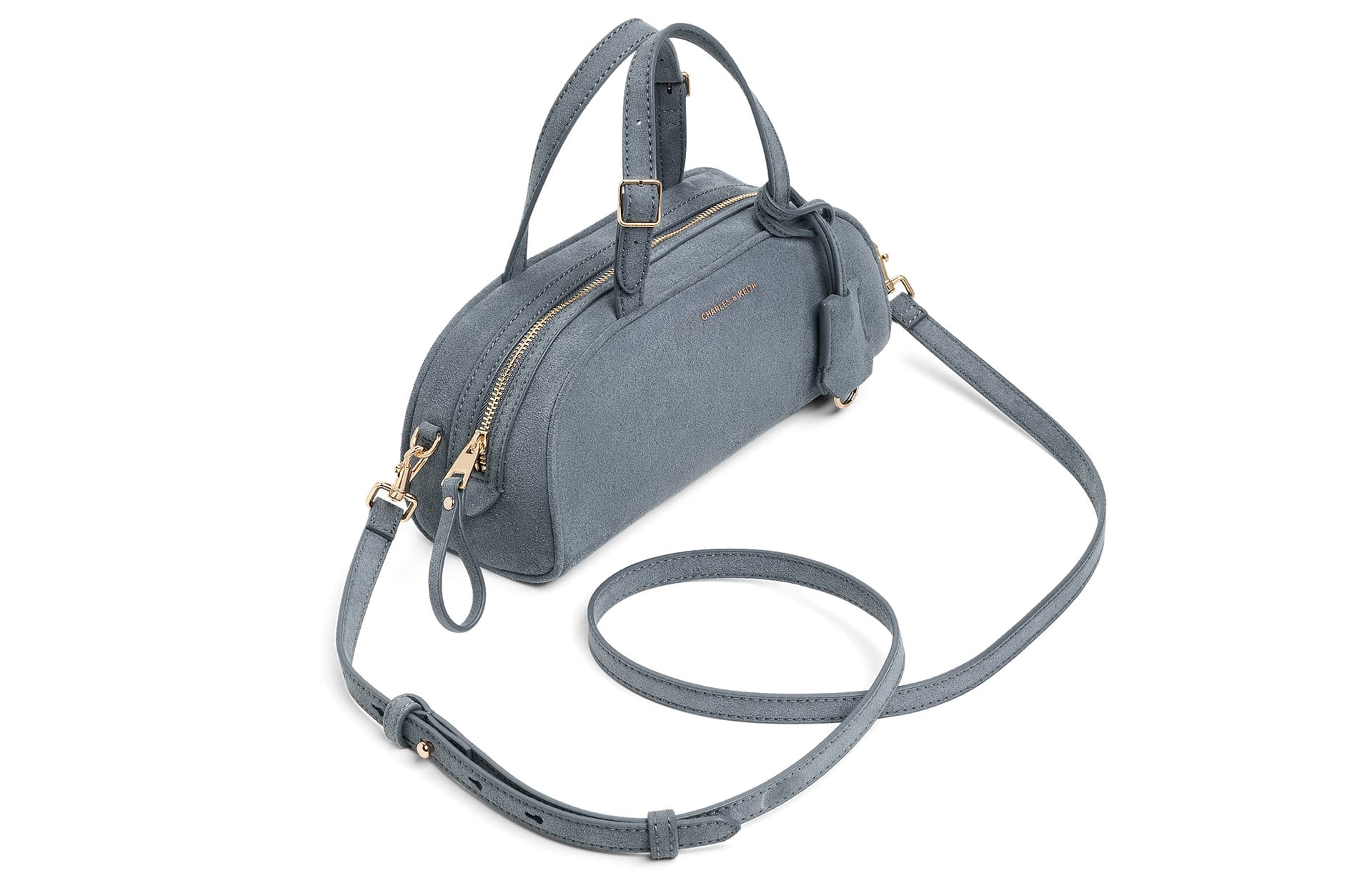 Сумка CHARLES KEITH Сумки Тлеющий Синий (Брелок Включен) Женские - изображение 3