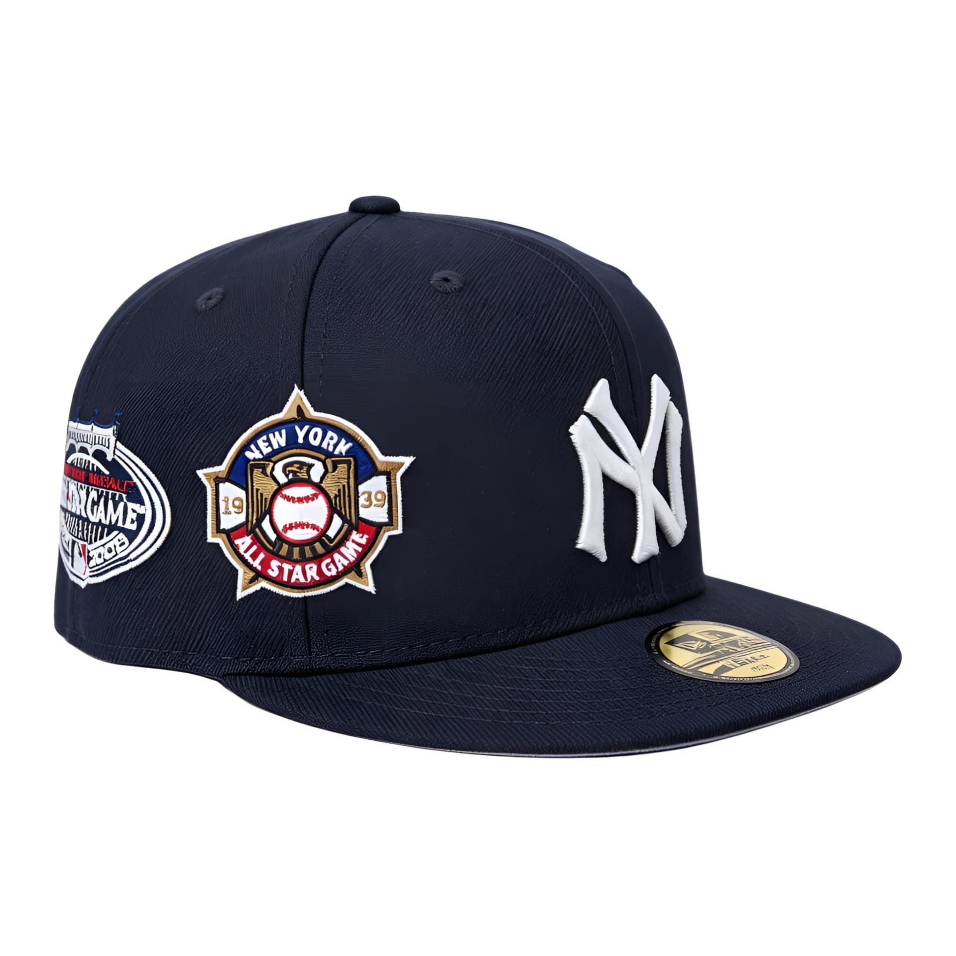 Кепка new era 59FIFTY Хлопковое волокно Полиэфирное волокно Кепки Унисекс Темно-синий - изображение 3