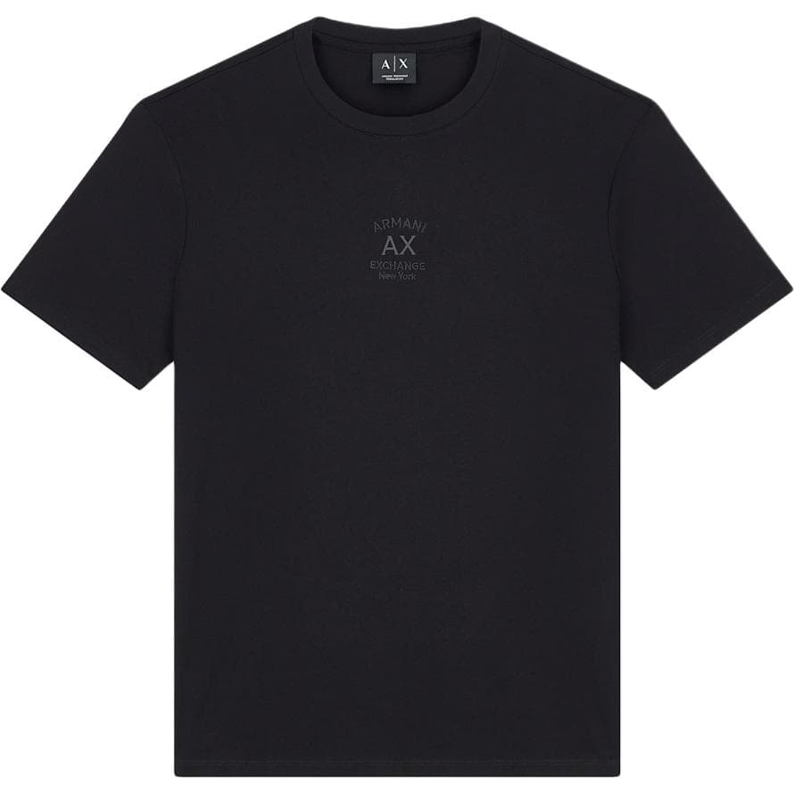 Футболка ARMANI EXCHANGE Мужские черные футболки - изображение 1