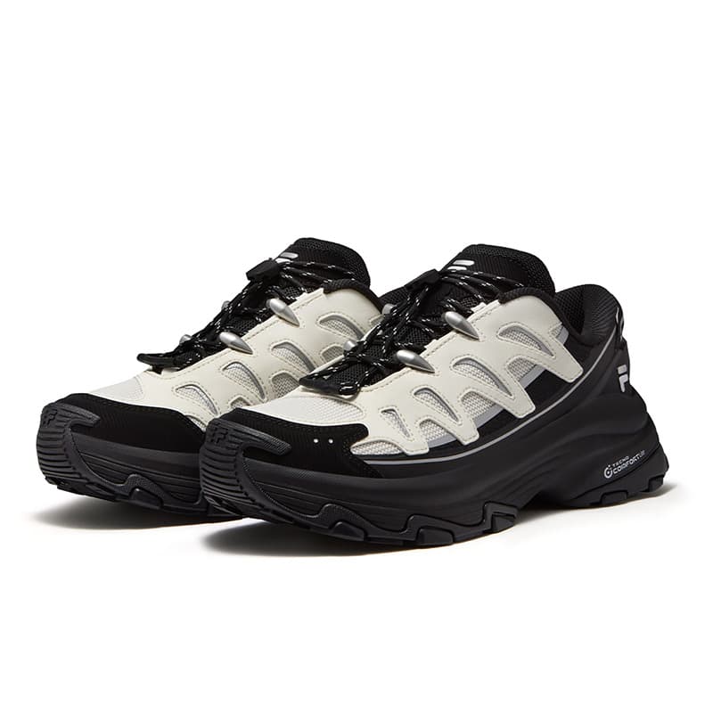Кроссовки FILA FUSION COMO U Уличная обувь Low Топ Черный Бобовый Curd Белый Женские - изображение 3