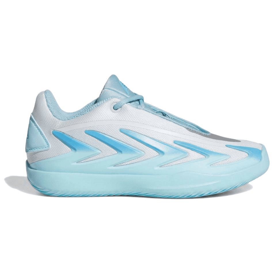 Кроссовки для баскетбола Adidas AE 3 Детские баскетбольные кроссовки Low Топ Белый и синий цвет Kids - изображение 2