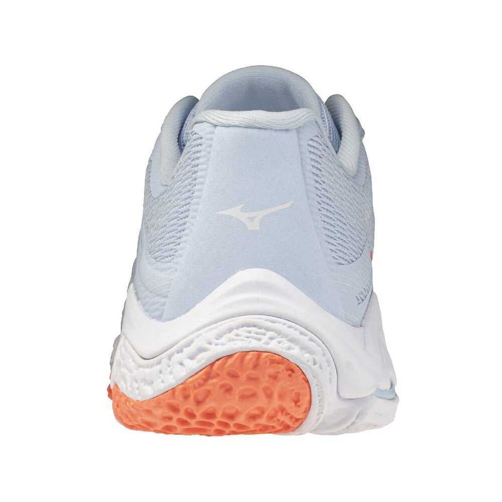 Кроссовки Mizuno Wave Lightning Волейбольные кроссовки Низкий Топ Саксофон TUBE X Белый X Апельсин 84 Женские - изображение 4