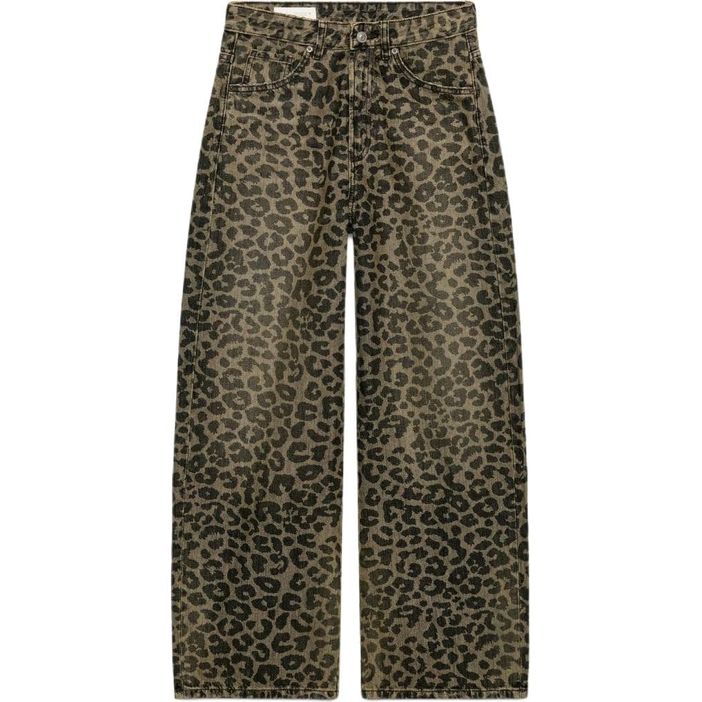 Джинсы zara Trf Зелёный Женские Джинсы - изображение 1