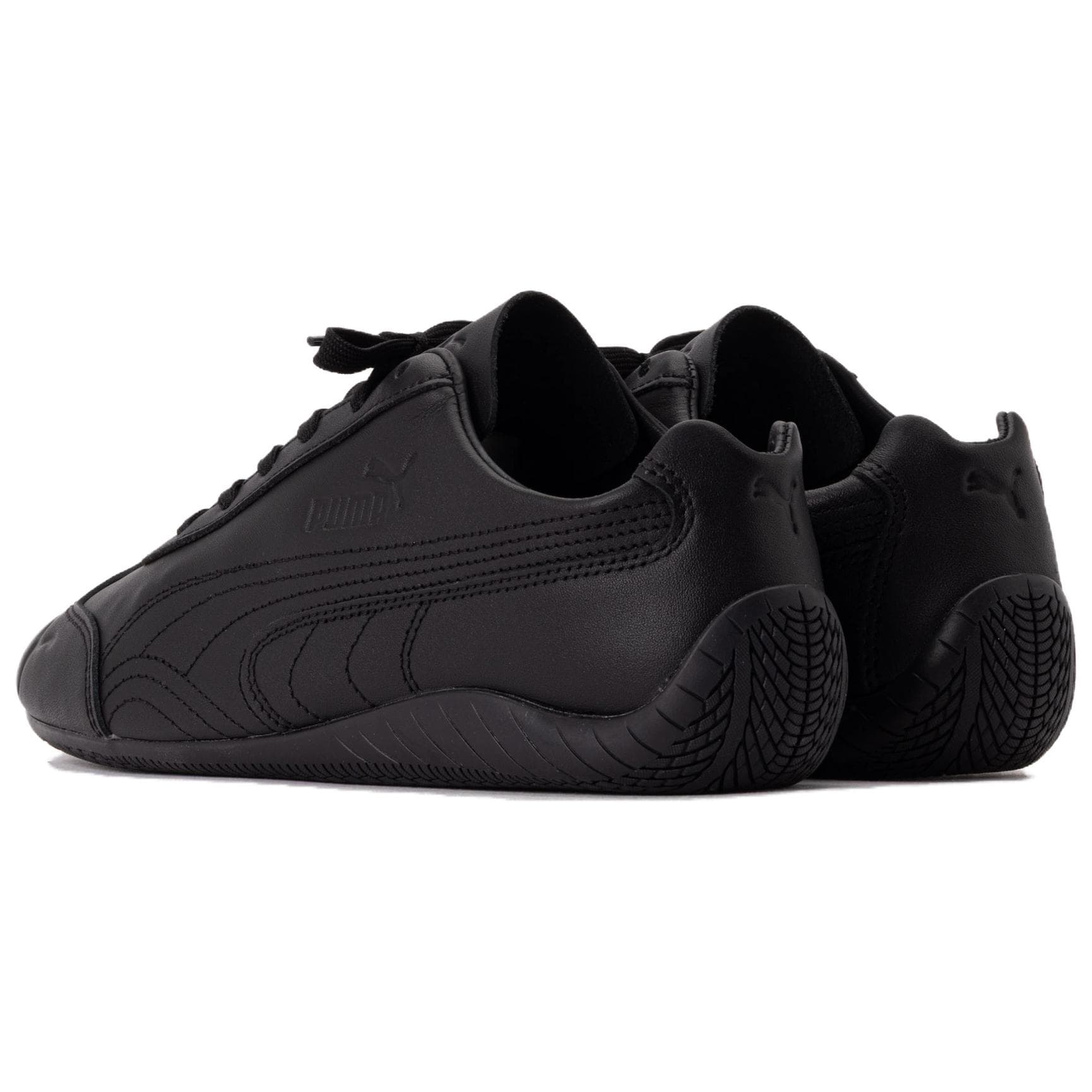 Кроссовки PUMA Speedcat Покрытие Поддержка Баланс Low Топ Повседневная обувь Унисекс Черный - изображение 3