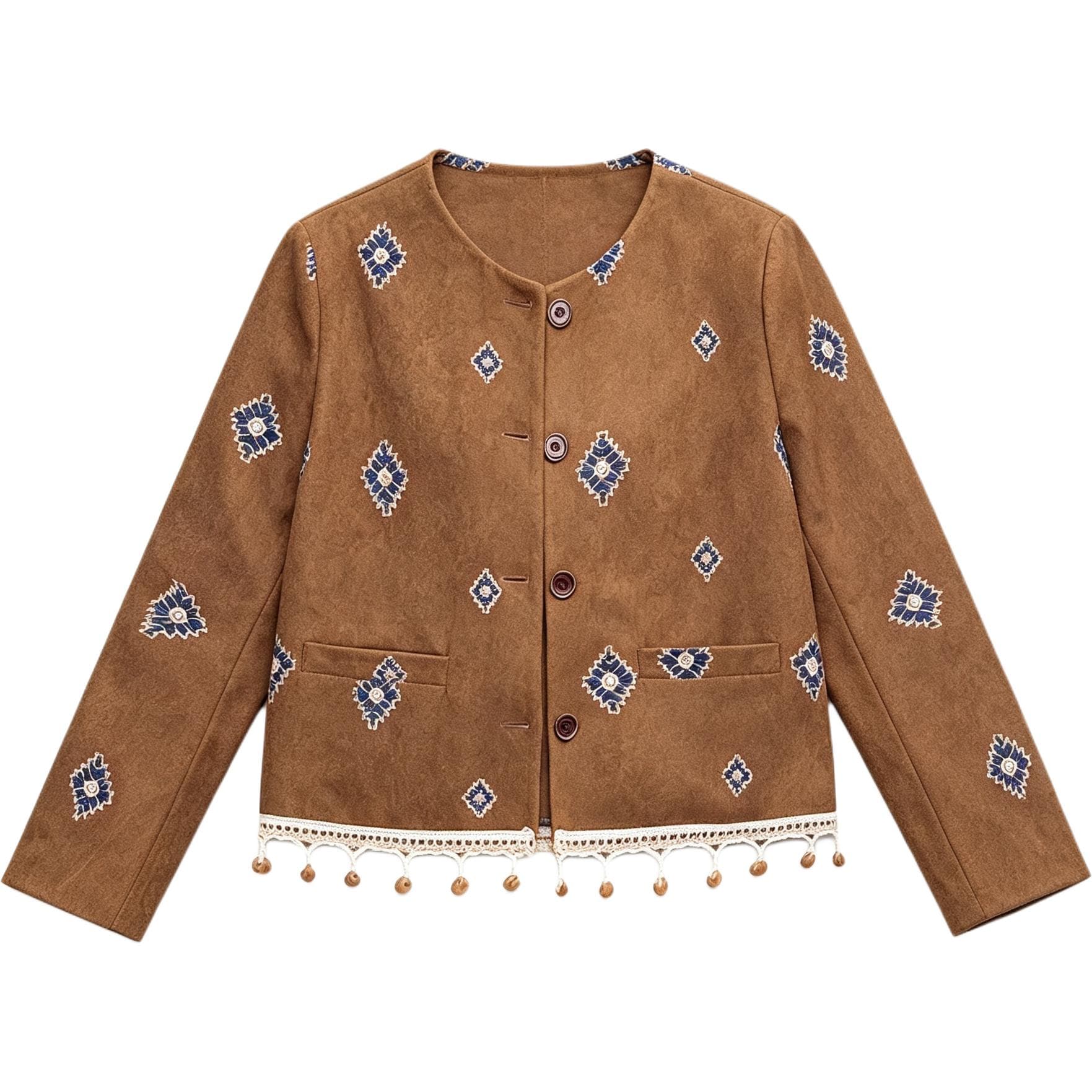 PIERRE CARDIN Кофе Женские Укороченные куртки и пальто - изображение 1