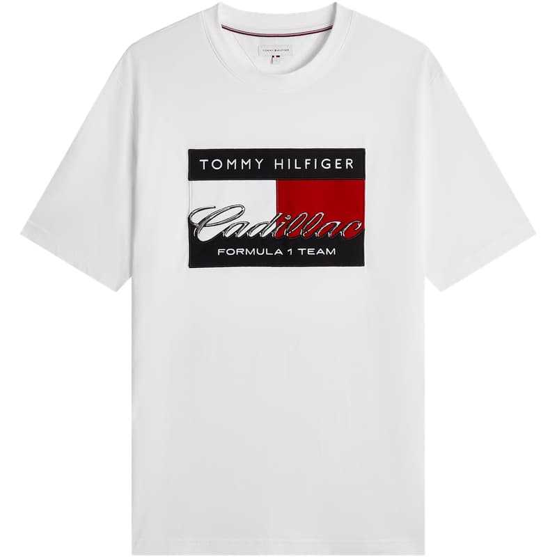 Футболка Tommy Hilfiger Белая YBR Мужская T-Рубашка - изображение 1
