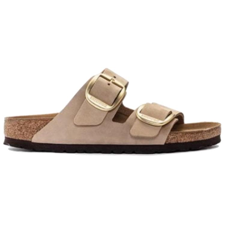 Сандалии Birkenstock Arizona Big Buckle EVA Шлепанцы Женские Бежевые Узкие - изображение 2