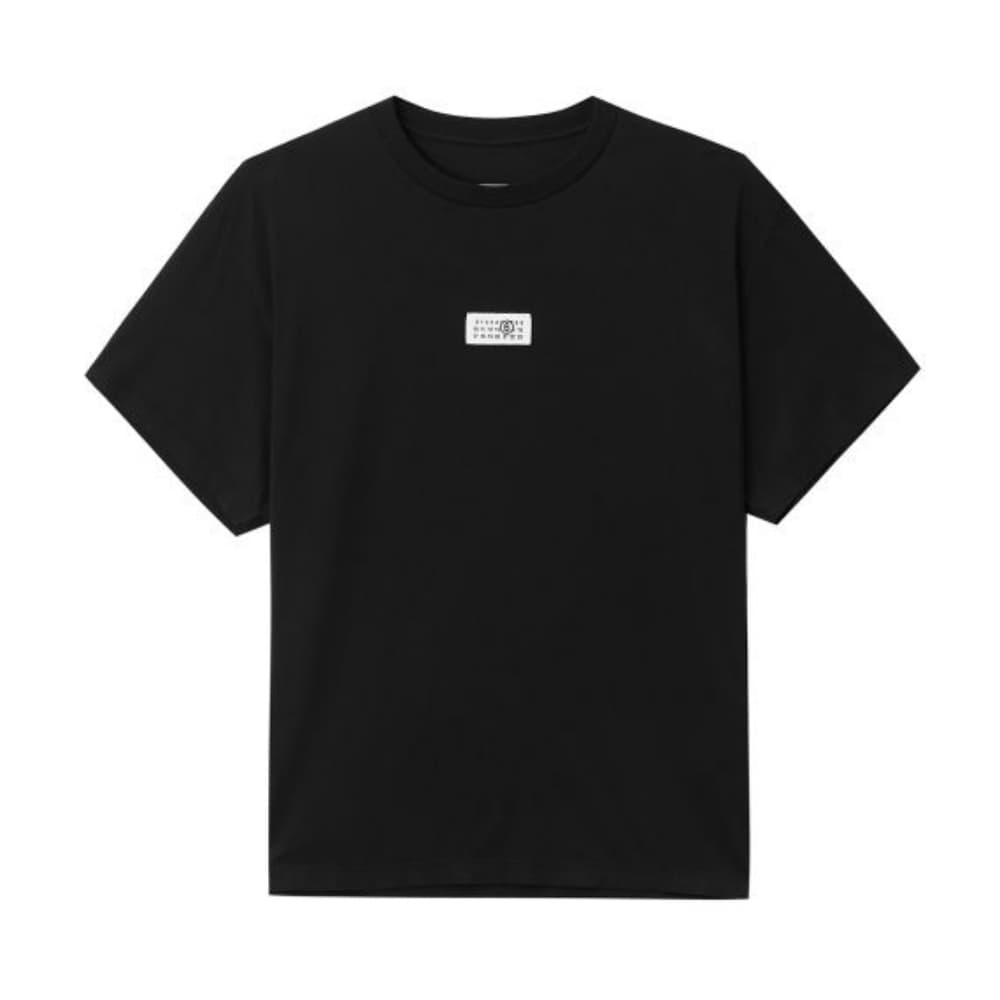 Футболка MM6 Maison Margiela Черные Мужские T-рубашки - изображение 1