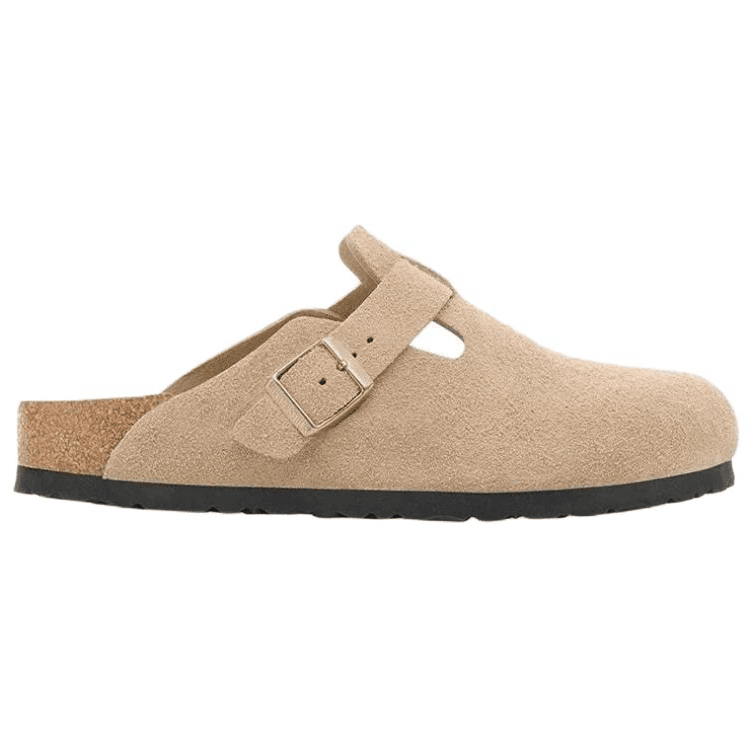 Сандалии Birkenstock Бостон Пеноподошва Отсутствие специальных функций Закрытые тапочки Женские Бежевый - изображение 2