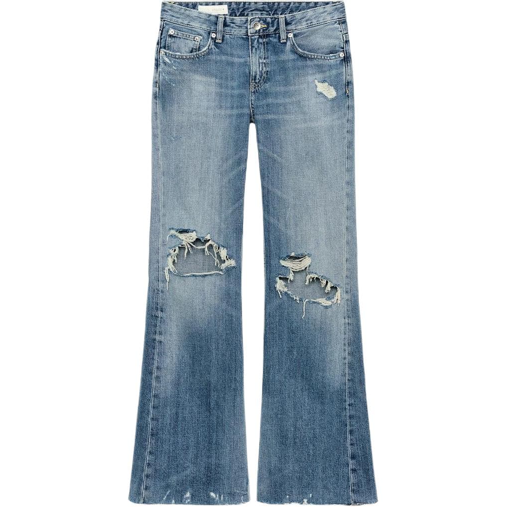 Джинсы zara Trf Синий Женские Джинсы - изображение 1