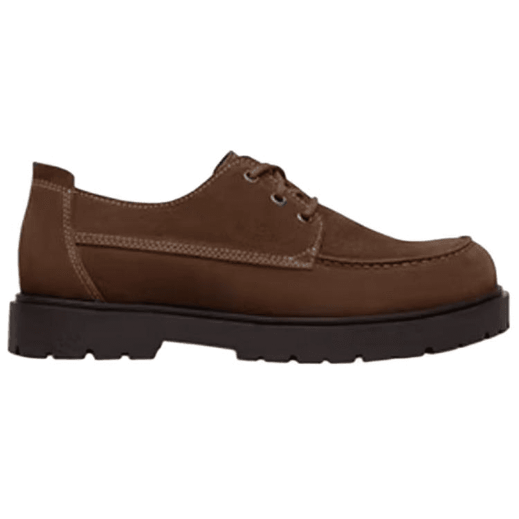Birkenstock Highwood Moc Повседневные кожаные туфли Унисекс Кофе Обычный (стандартный) Свободный покрой - изображение 2