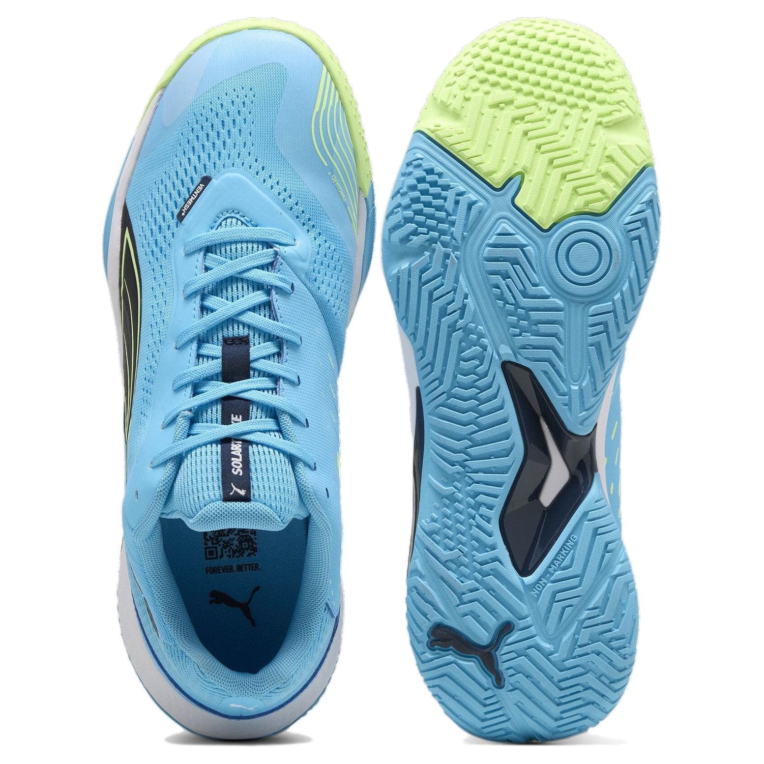 Кроссовки для спортзала PUMA Solarstrike3 Тренировочные кроссовки Low Топ Синий Мужской - изображение 4