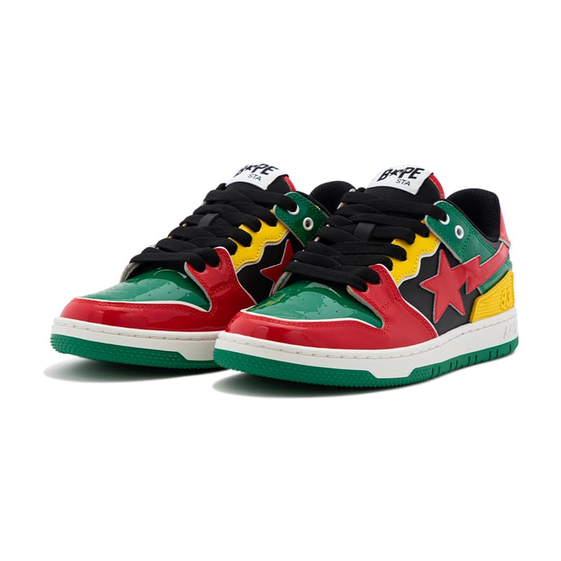 Кроссовки A BATHING APE Кеды для скейтбординга Low Топ Унисекс - изображение 2
