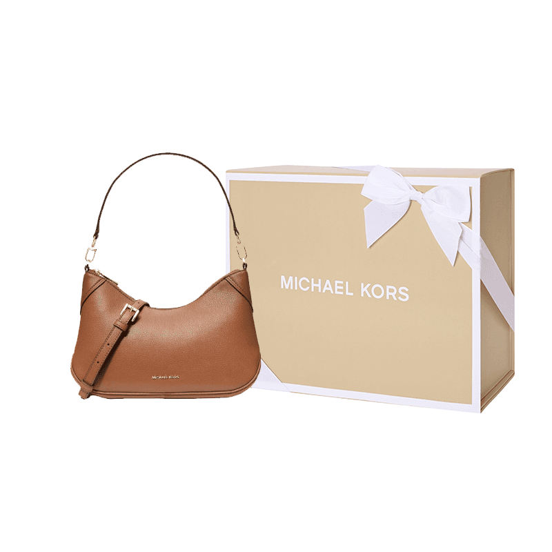 Мини-сумка MICHAEL KORS Jet Set Спилок коровьей кожи Сумки кроссбоди Сумка через плечо Средний Женские Кожано-коричневый - изображение 5