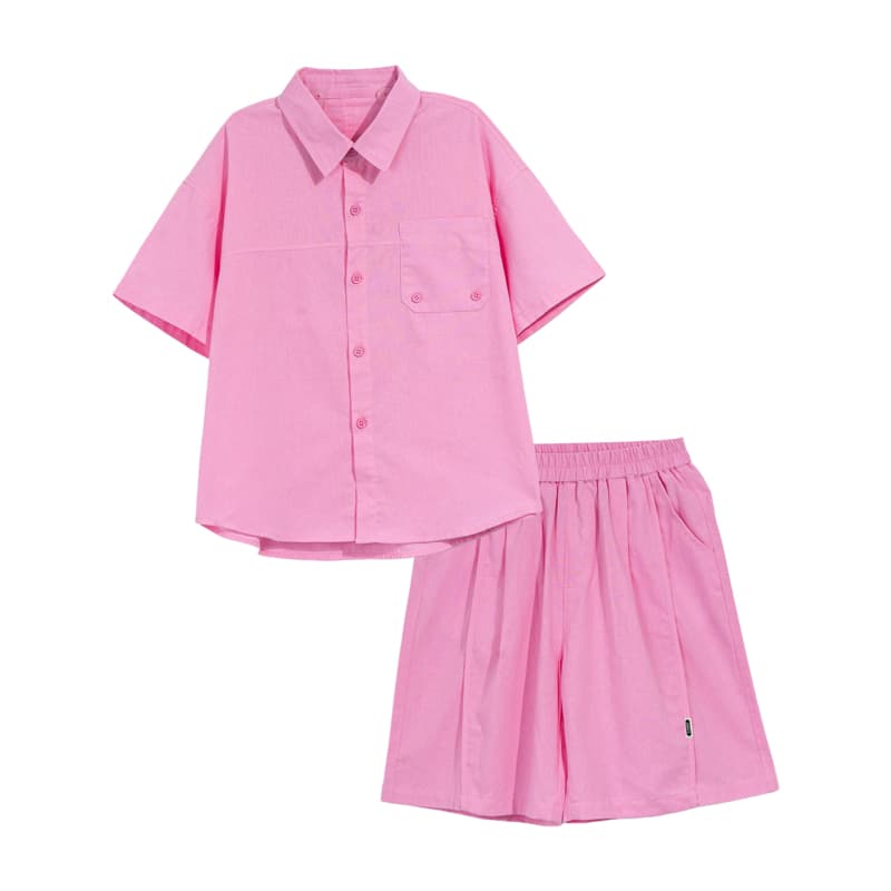 ATONGMU Розовый Kids Повседневные спортивные костюмы Наборы - изображение 1