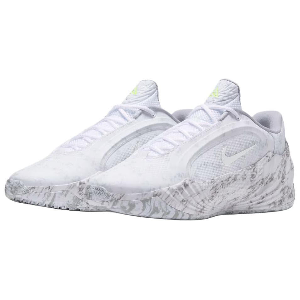 Кроссовки для баскетбола NIKE Giannis Freak 8 Баскетбольные кроссовки Low Топ Белый Светлый Дым Серый Черный Металл Серебряный Мужской - изображение 3