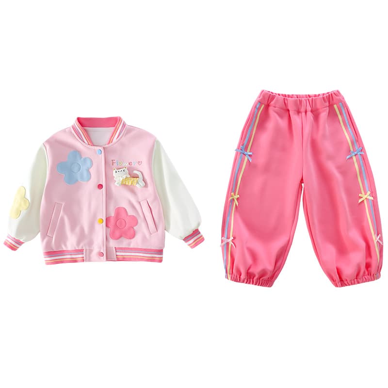 ATONGMU Розовый Kids Повседневные спортивные костюмы Наборы - изображение 1