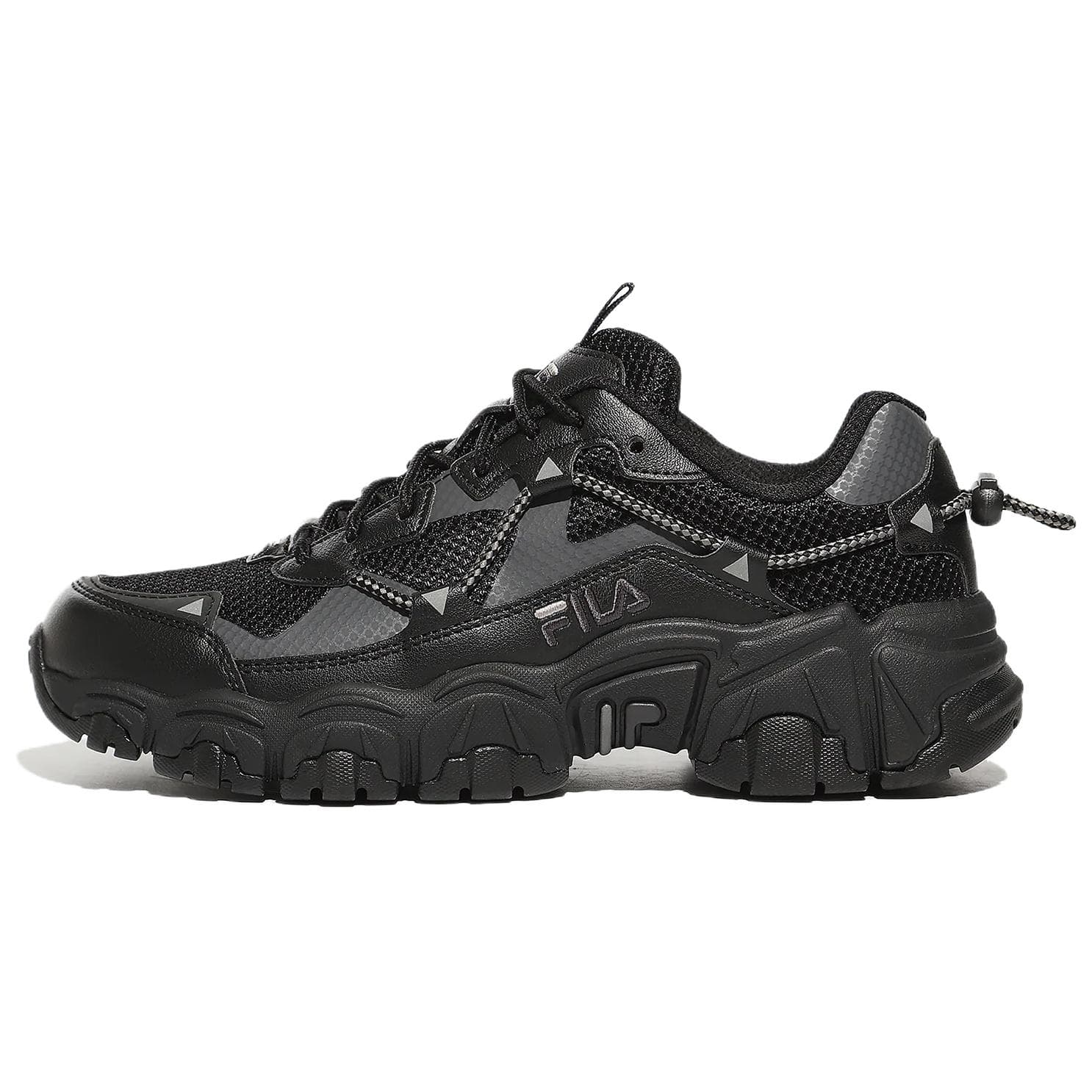 Кроссовки fila FLUID V2 Повседневная обувь Low Топ Черный Унисекс - изображение 1