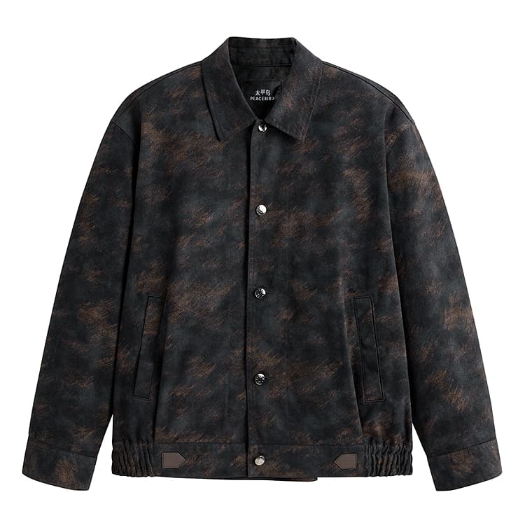 Куртка PEACEBIRD MEN Denim Черный 1 Мужская Куртка - изображение 1
