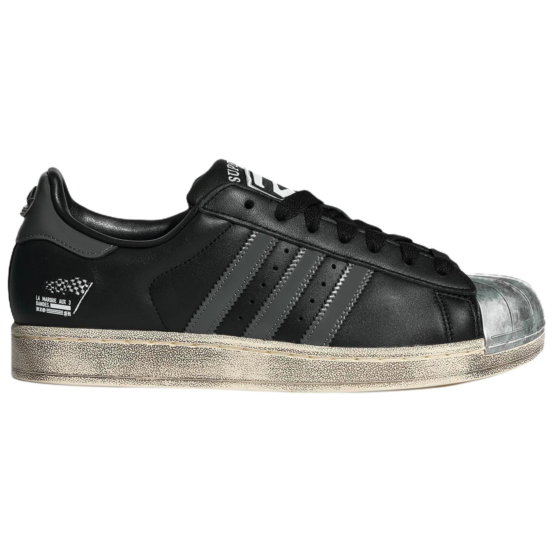 Кроссовки Adidas Originals Superstar 2 Кеды для скейтбординга Low Топ Черный Унисекс - изображение 2