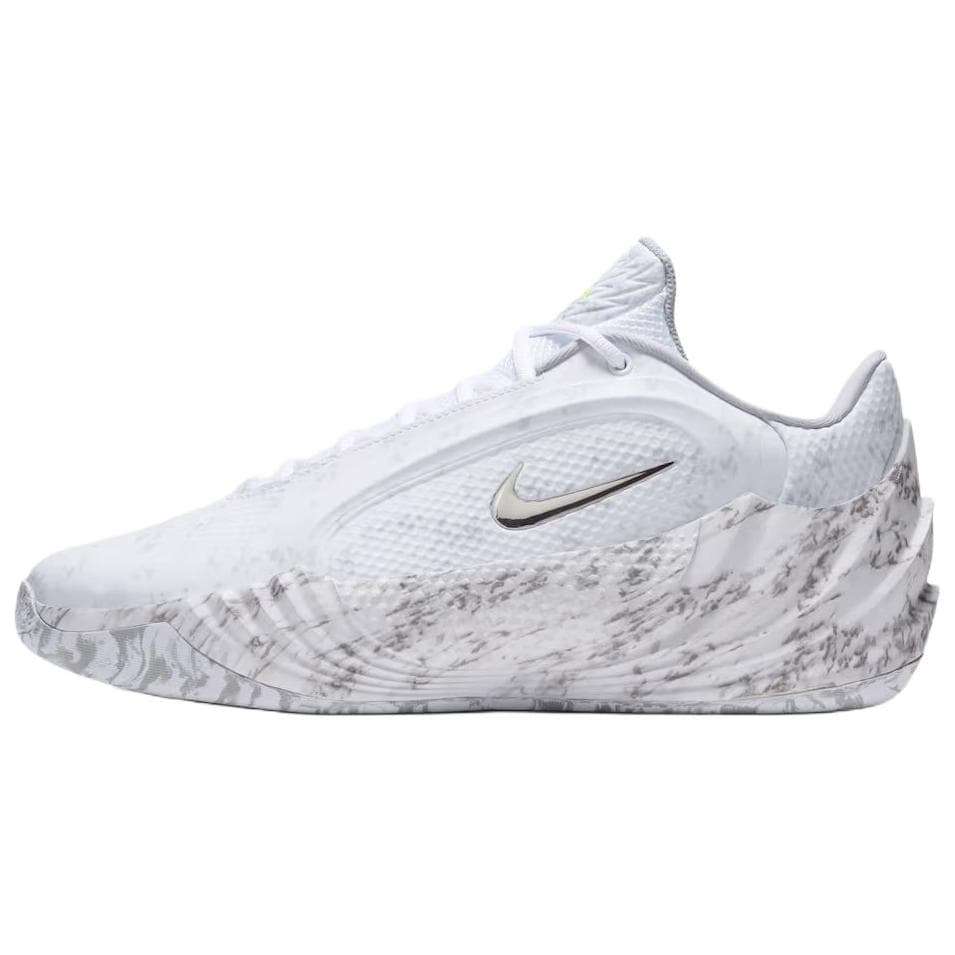 Кроссовки для баскетбола NIKE Giannis Freak 8 Баскетбольные кроссовки Low Топ Белый Светлый Дым Серый Черный Металл Серебряный Мужской - изображение 1